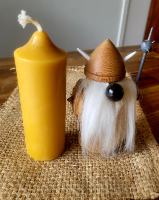 Medium Pillar Beeswax Candle